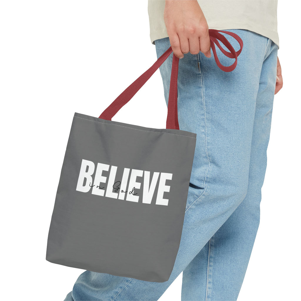 Believe Tote Bag — Inspirational 'BELIEVE' Canvas Tote for Everyday Use