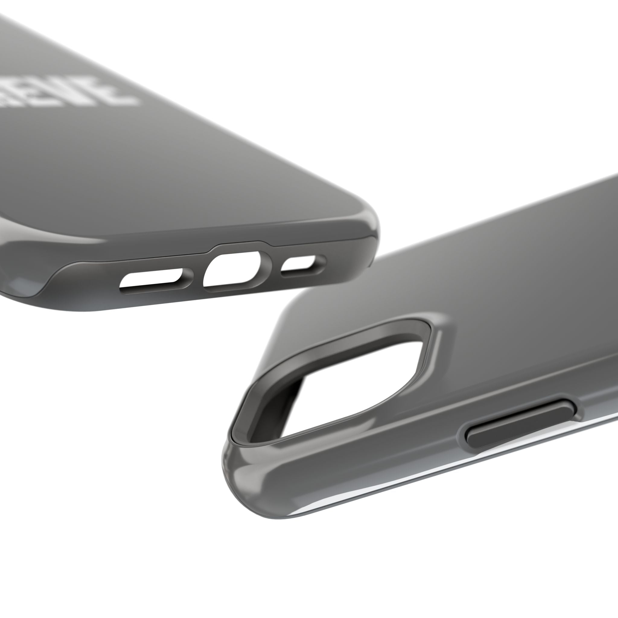 Phone Case — GREY "BELIEVE" Impact-Resistant Protective Cover