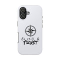 Be Still & Trust Compass Phone Case — Christian Inspirational Tough Phone Case