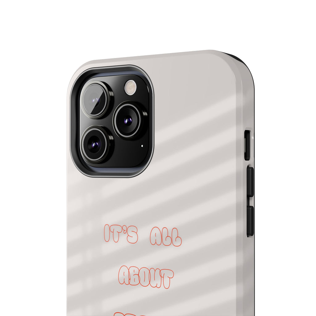 Tough Phone Case — "It's All About Jesus" Minimalist Christian Phone Cover