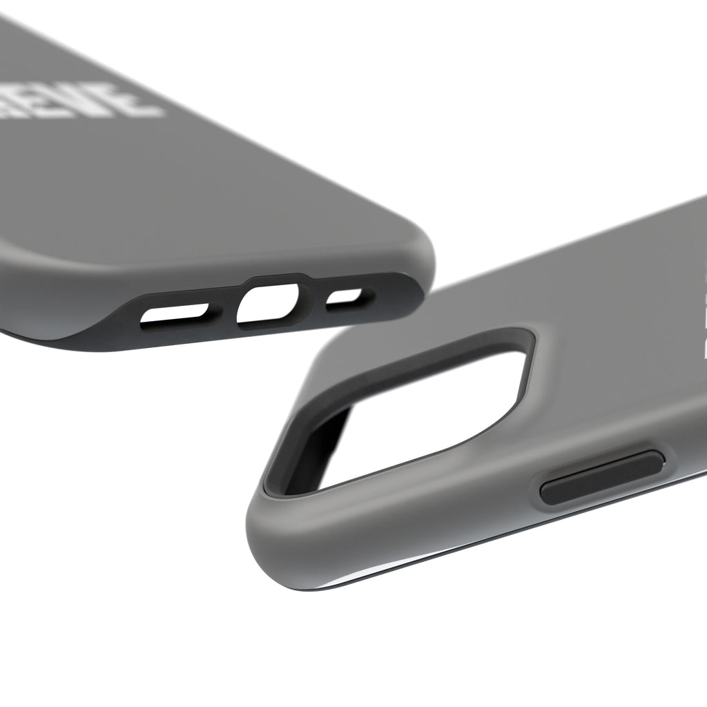 Phone Case — GREY "BELIEVE" Impact-Resistant Protective Cover