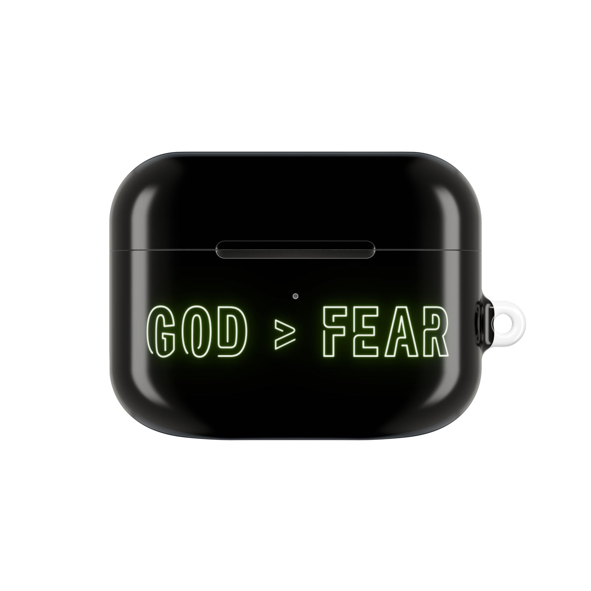 God > Fear AirPod Case – Neon Faith Protective Cover