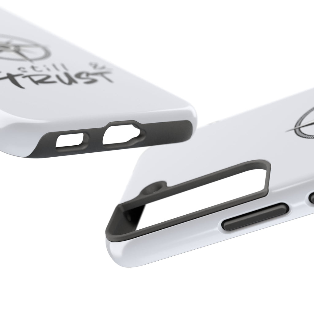 Be Still & Trust Compass Phone Case — Christian Inspirational Tough Phone Case