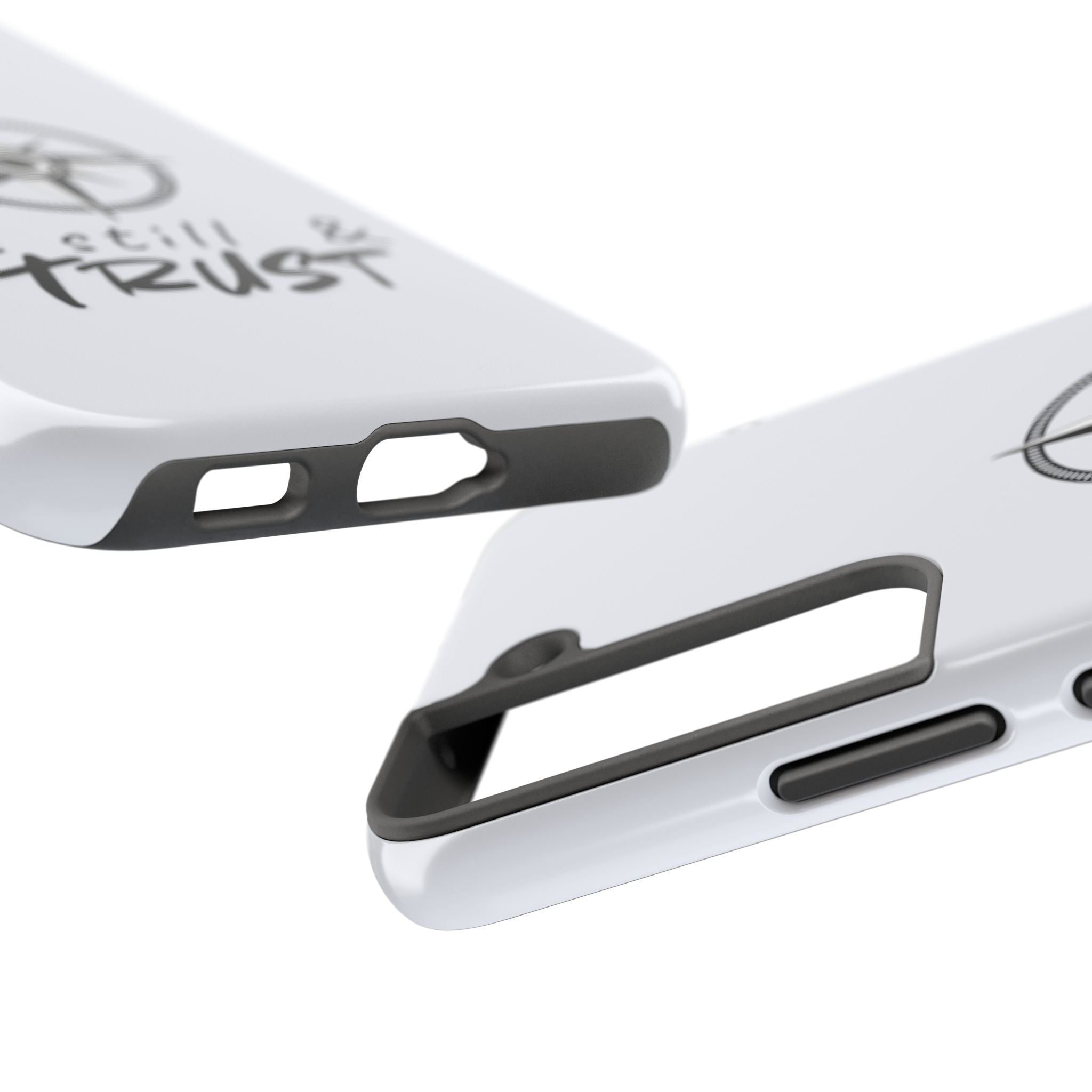 Be Still & Trust Compass Phone Case — Christian Inspirational Tough Phone Case
