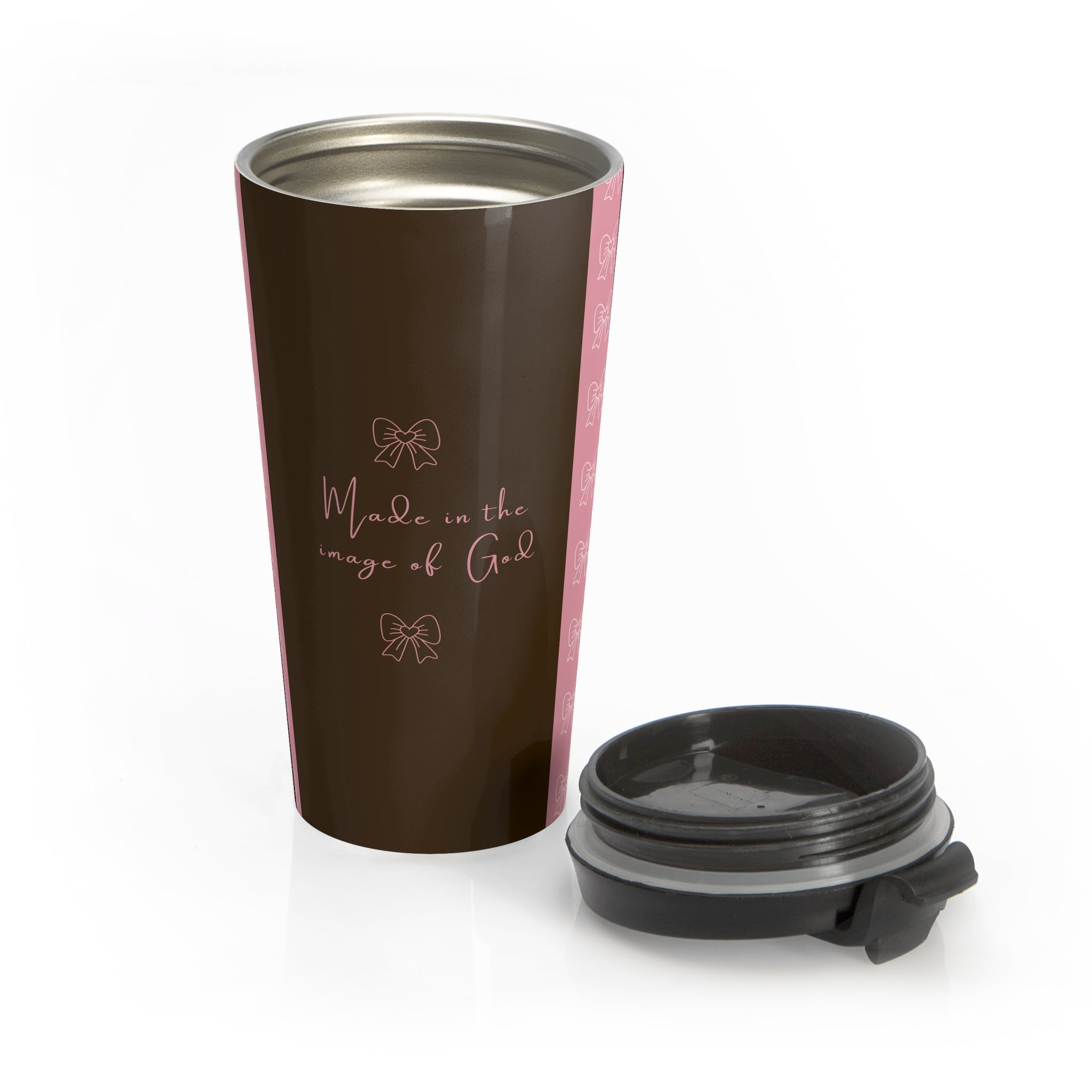 Travel Mug — “Made in the image of God” Stainless Steel Insulated Tumbler