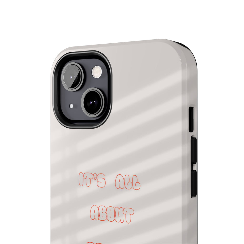 Tough Phone Case — "It's All About Jesus" Minimalist Christian Phone Cover