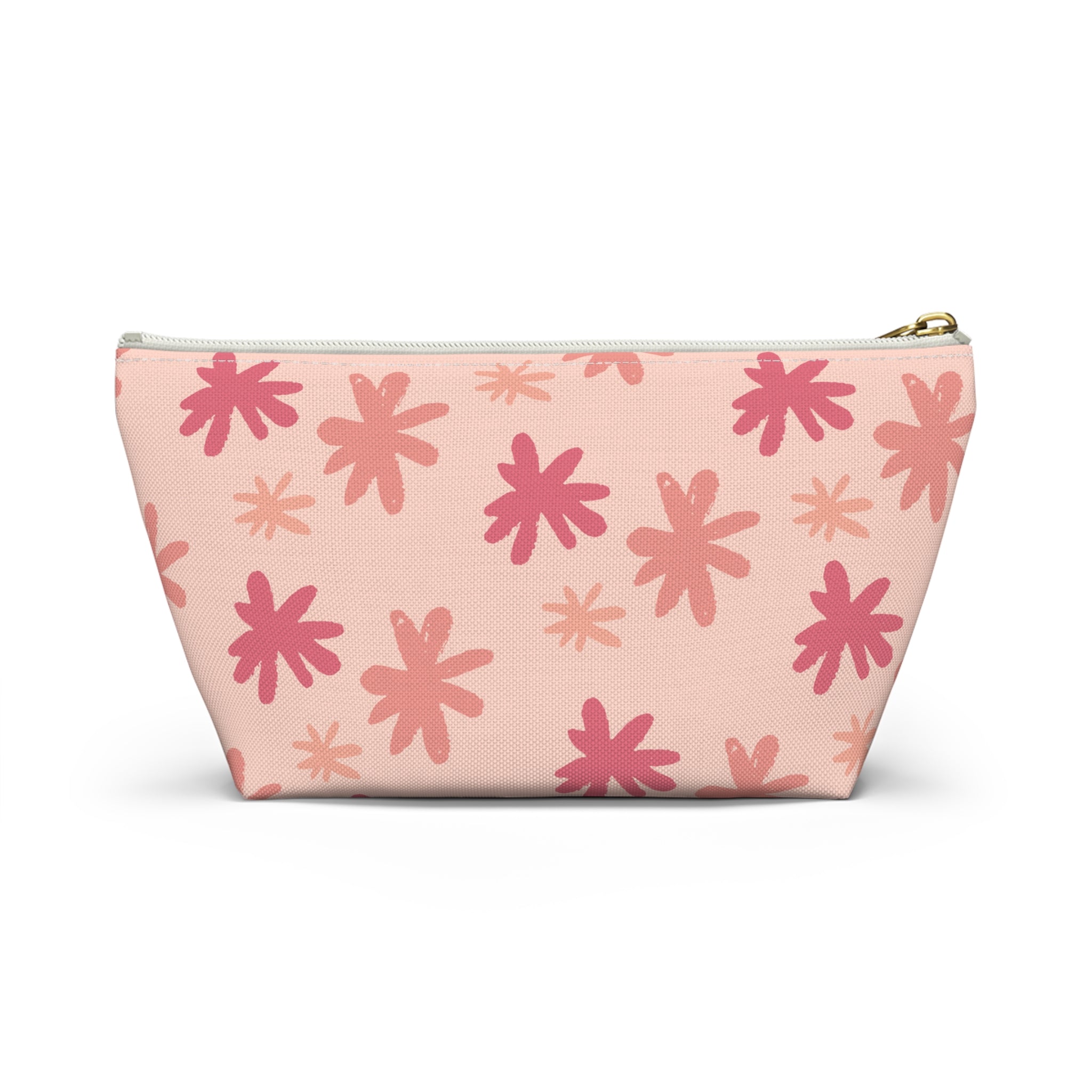 Blessed Heart Floral Accessory Pouch