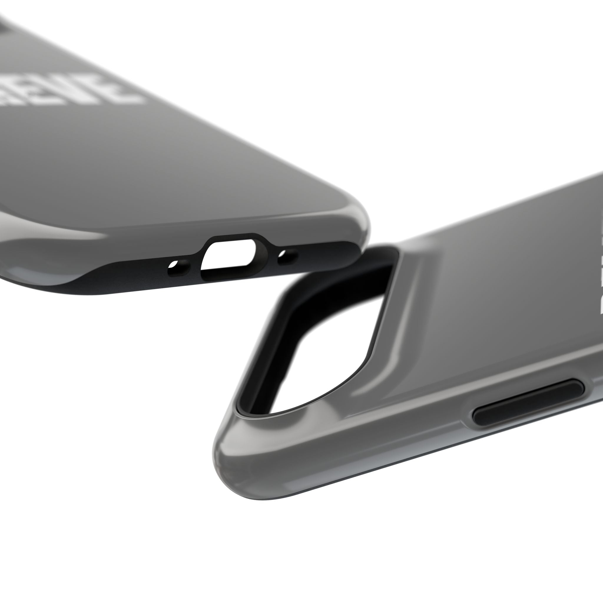 Phone Case — GREY "BELIEVE" Impact-Resistant Protective Cover
