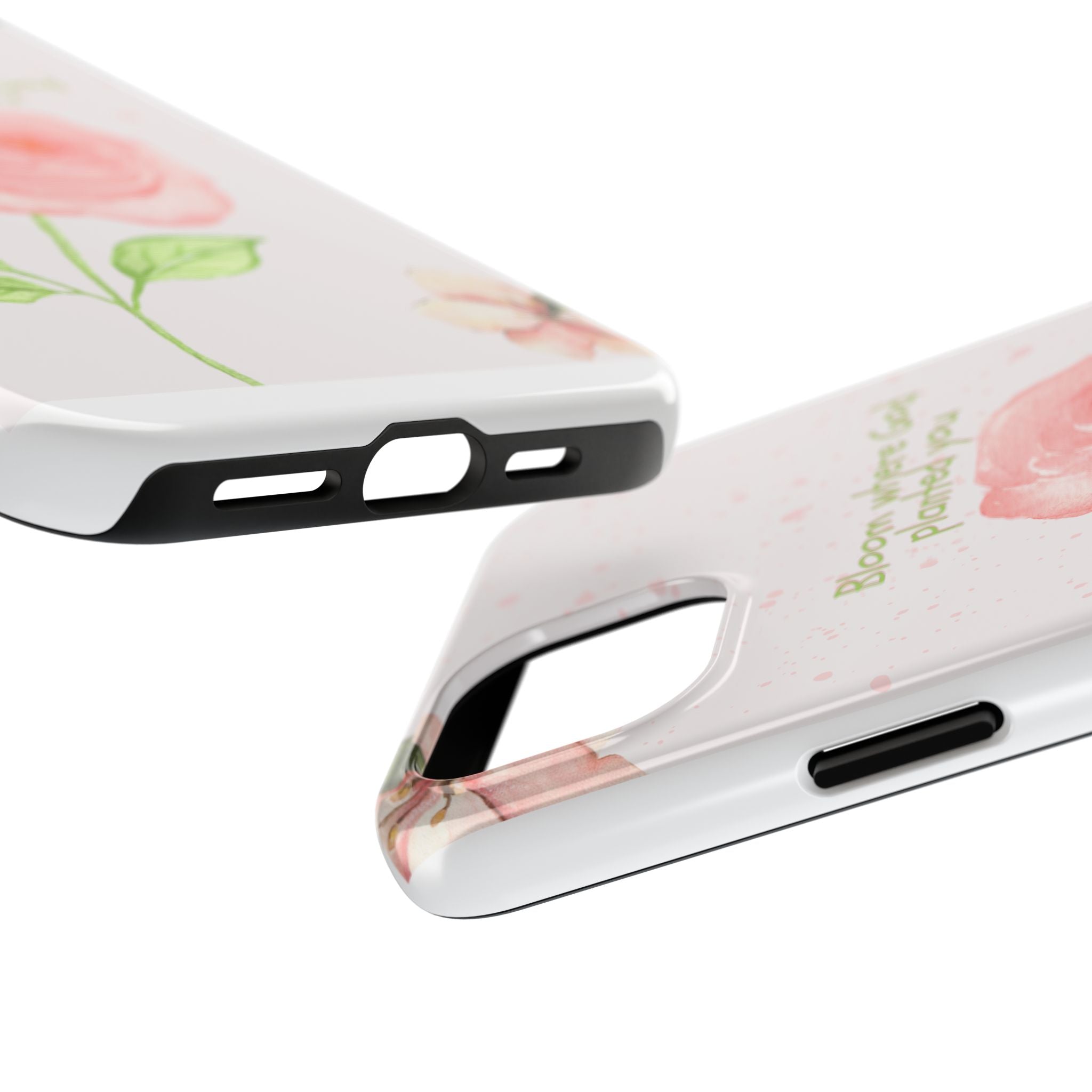 Bloom Where God Planted You Tough Phone Case — Floral Christian iPhone Cover