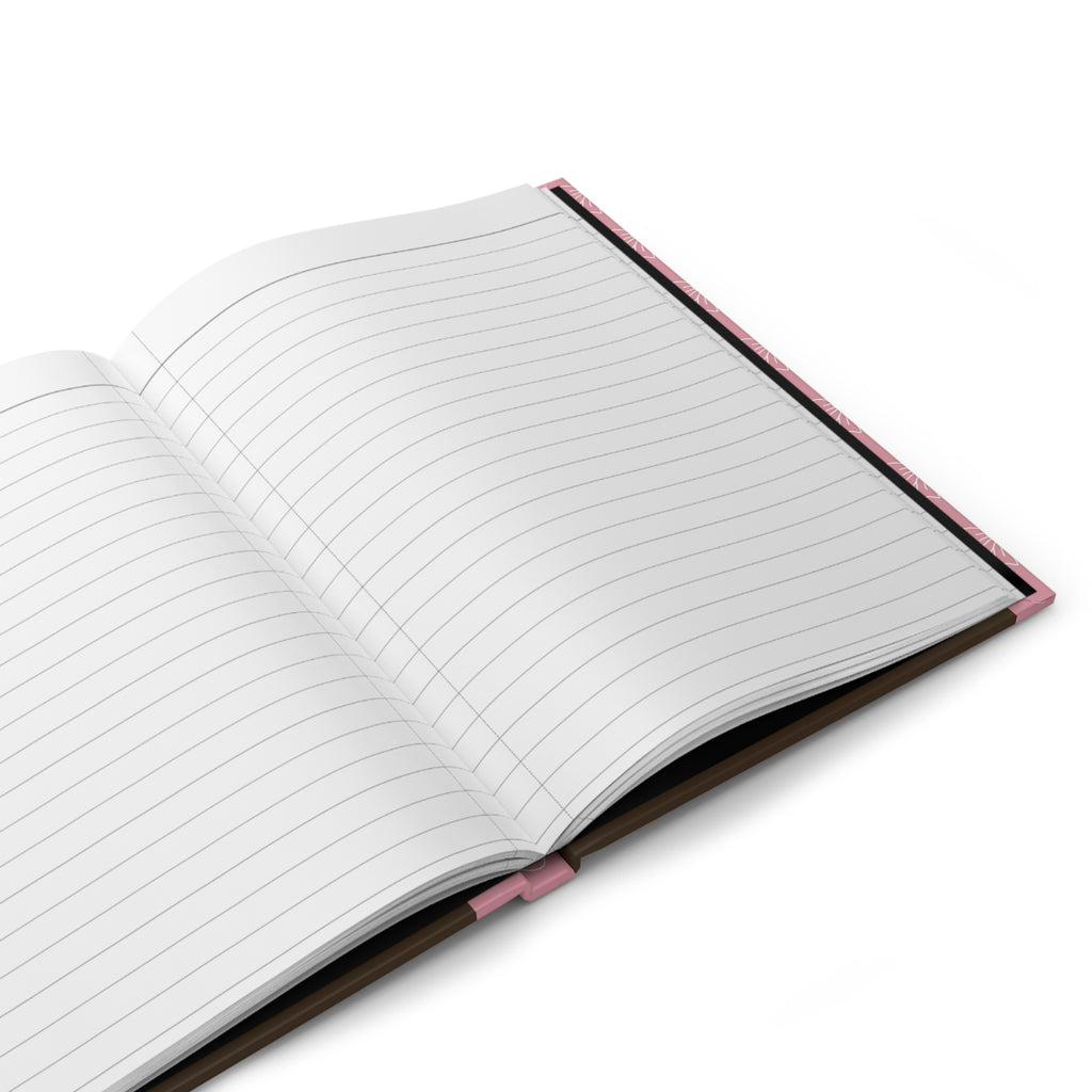 Hardcover Journal — "Made in the Image of God" Brown & Pink Inspirational Notebook