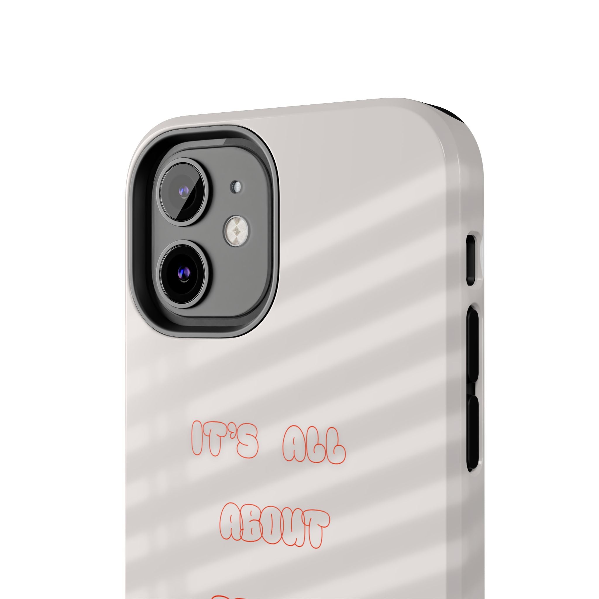 Tough Phone Case — "It's All About Jesus" Minimalist Christian Phone Cover