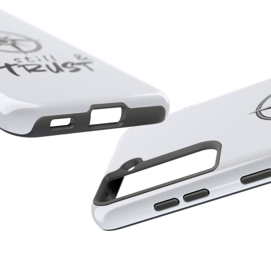 Be Still & Trust Compass Phone Case — Christian Inspirational Tough Phone Case