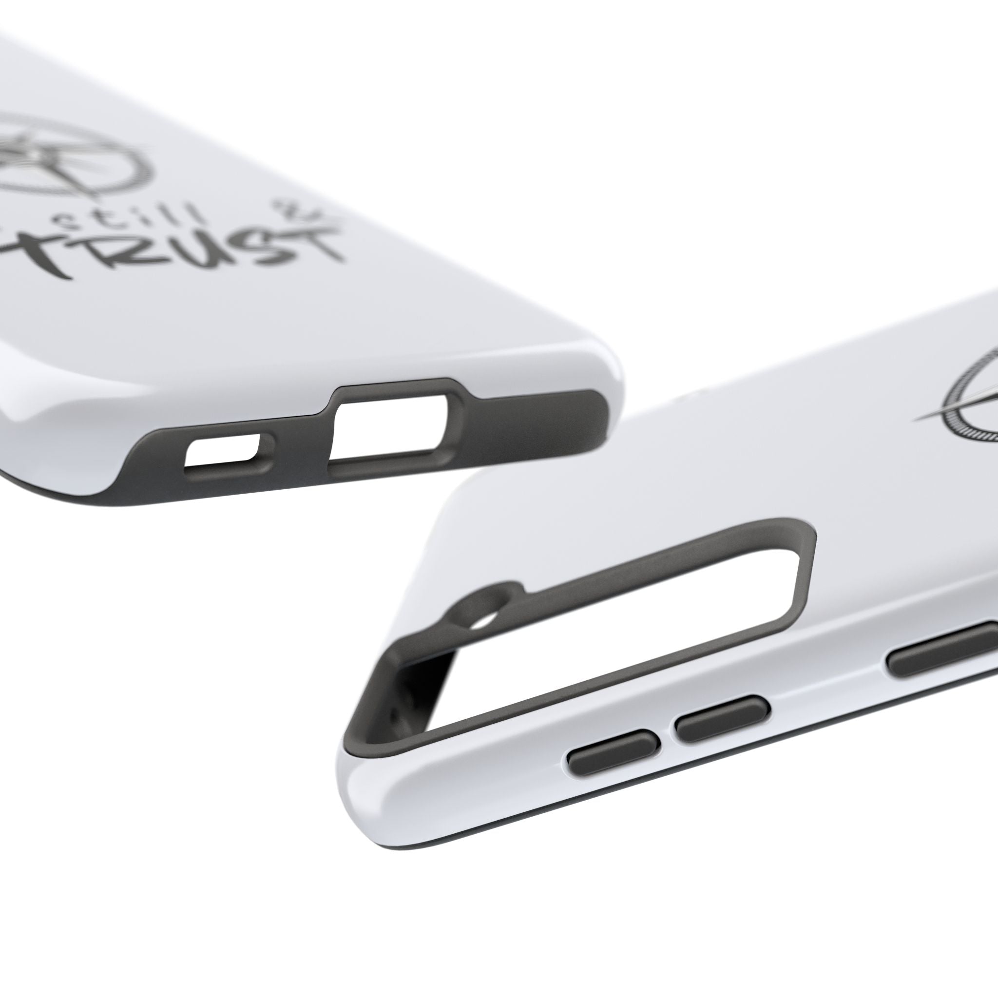 Be Still & Trust Compass Phone Case — Christian Inspirational Tough Phone Case