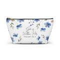 Floral 'God is Within Her' Accessory Pouch
