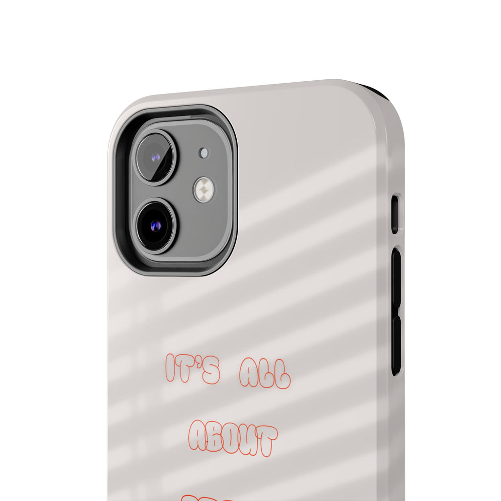 Tough Phone Case — "It's All About Jesus" Minimalist Christian Phone Cover
