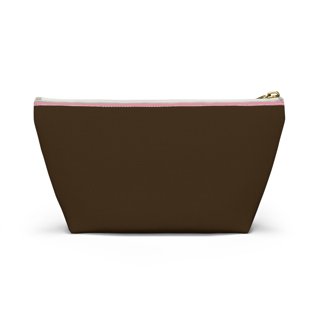 Made in the Image of God Accessory Pouch — Pink Bow Christian Makeup Bag