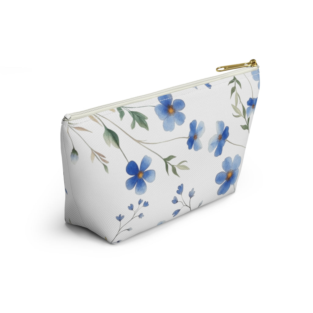 Floral 'God is Within Her' Accessory Pouch