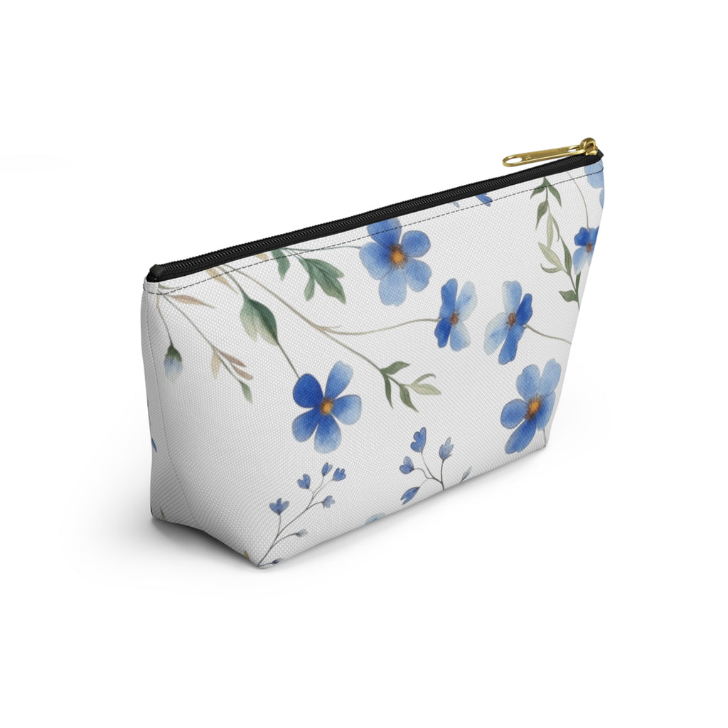 Floral 'God is Within Her' Accessory Pouch