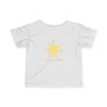 Infant Tee — Cute Smiling Sun "Little Sunshine" Baby Shirt