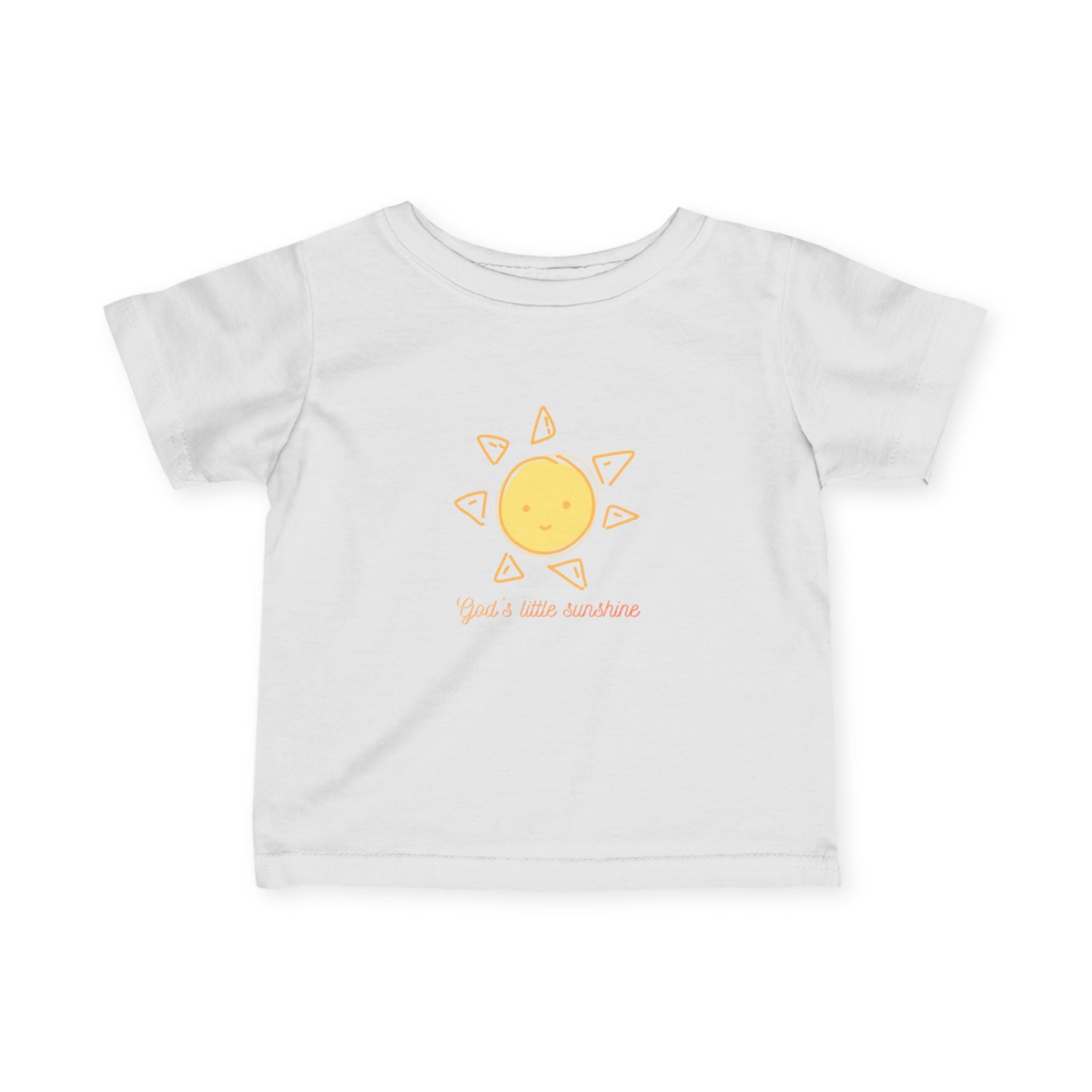 Infant Tee — Cute Smiling Sun "Little Sunshine" Baby Shirt