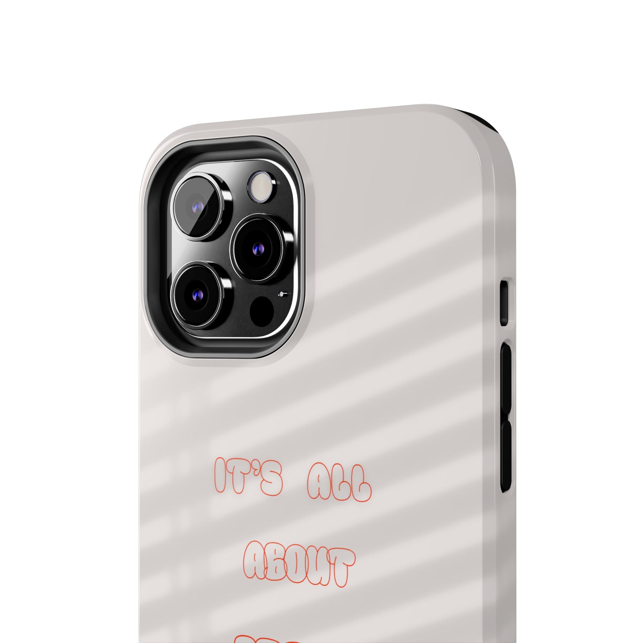 Tough Phone Case — "It's All About Jesus" Minimalist Christian Phone Cover