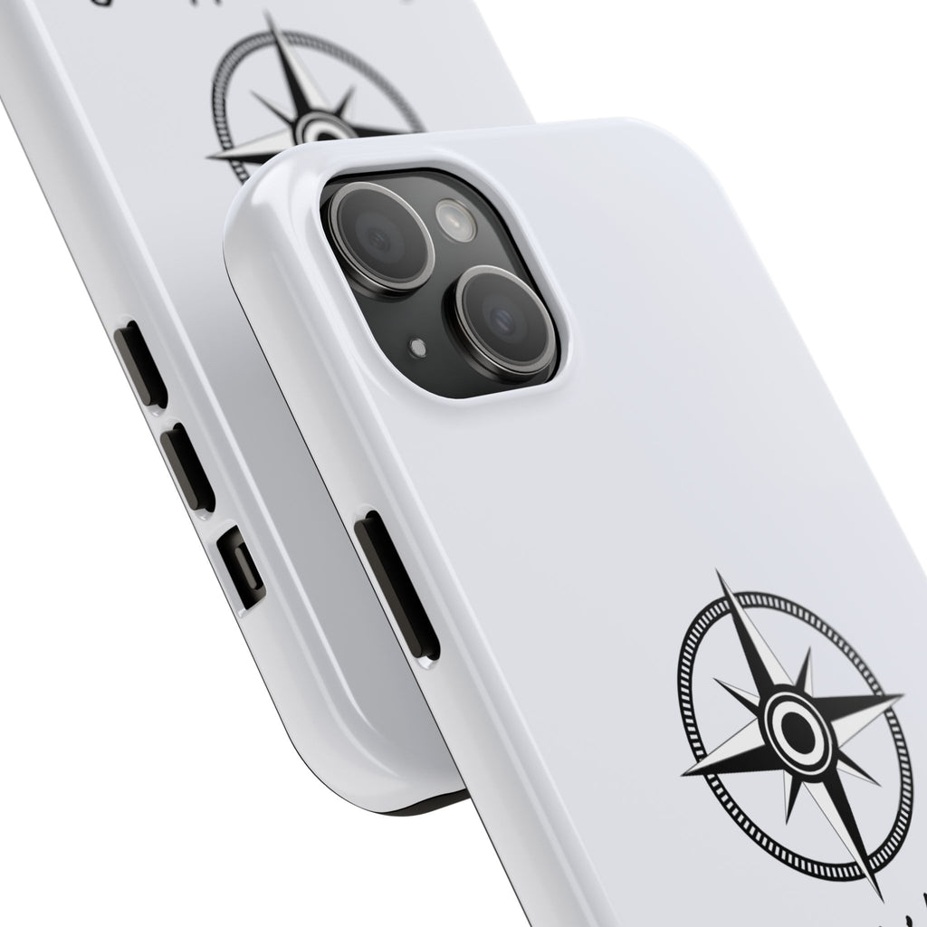 Be Still & Trust Compass Phone Case — Christian Inspirational Tough Phone Case