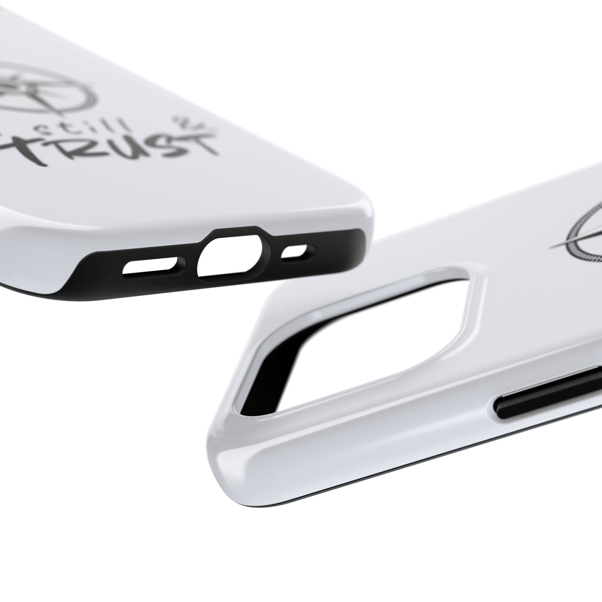 Be Still & Trust Compass Phone Case — Christian Inspirational Tough Phone Case