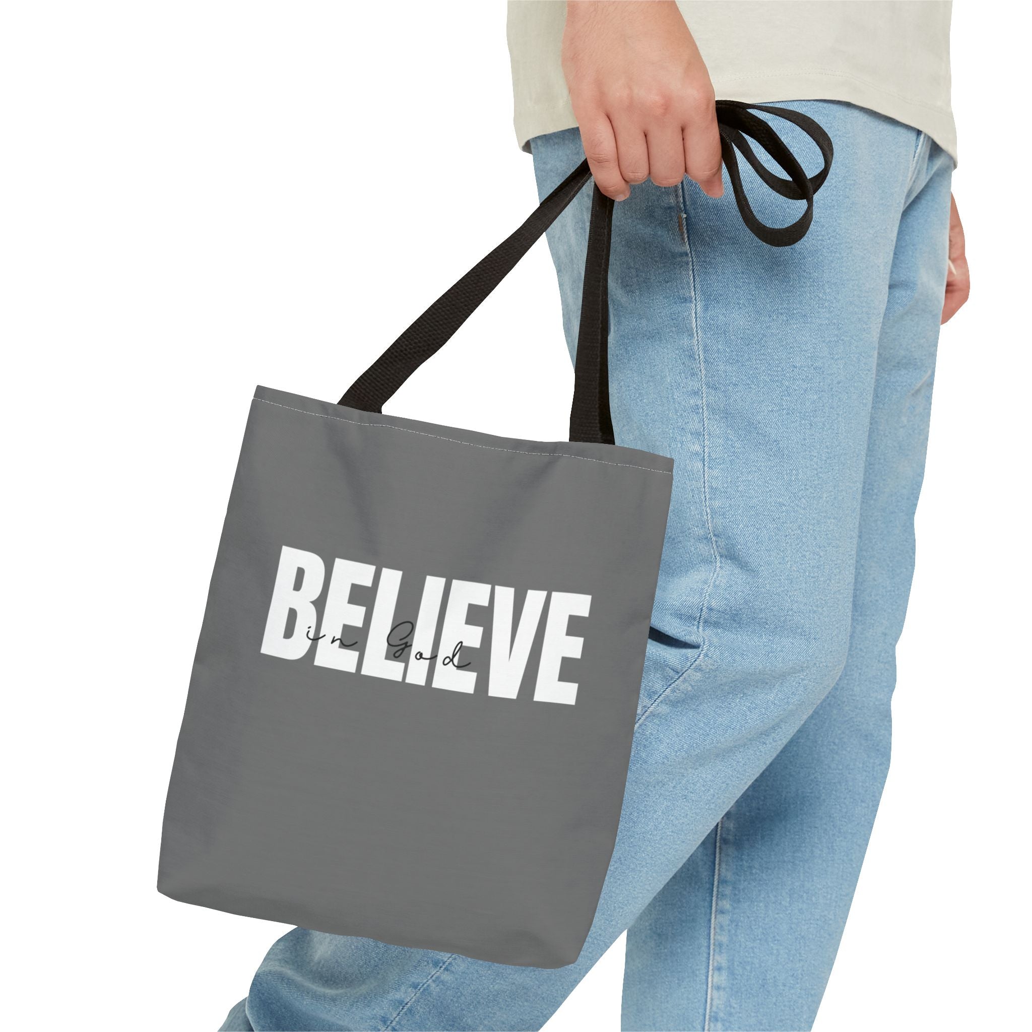Believe Tote Bag — Inspirational 'BELIEVE' Canvas Tote for Everyday Use