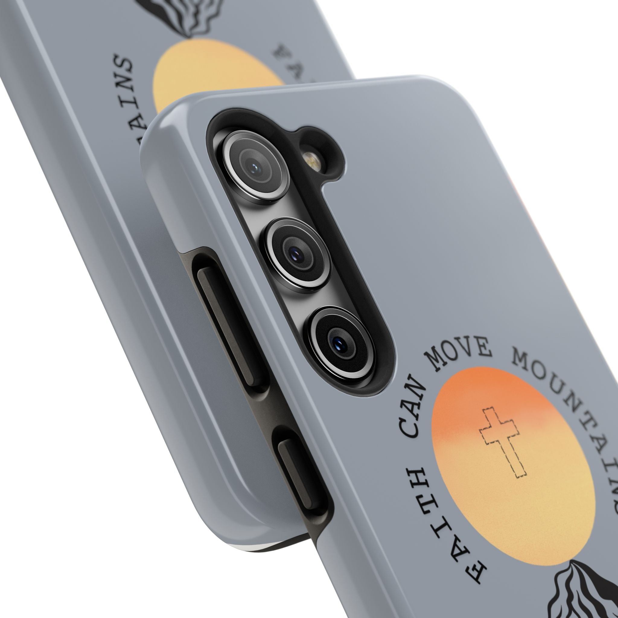 Faith Can Move Mountains Phone Case — Matthew 17:20 Christian Protective Cover
