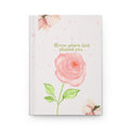 Hardcover Journal — "Bloom Where God Planted You" Floral Faith Notebook