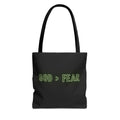 God & Faith Tote Bag — "GOD > FEAR" Inspirational Christian Canvas Tote