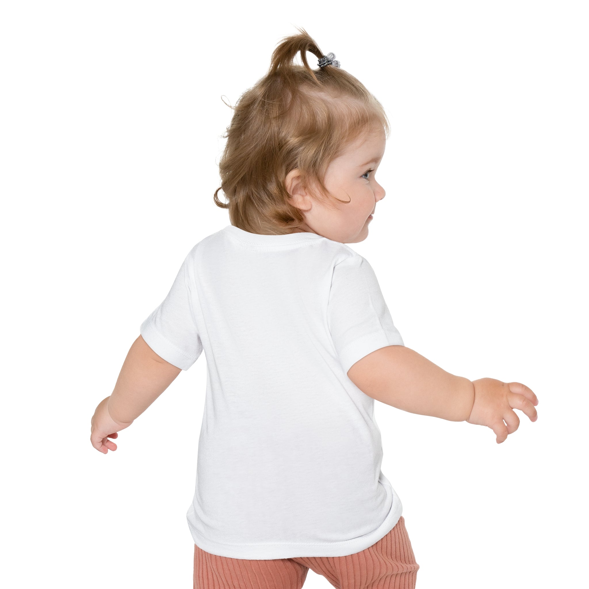 Baby T-Shirt — Pastel Rainbow "Genesis 8:22" Floral Tee for Newborns