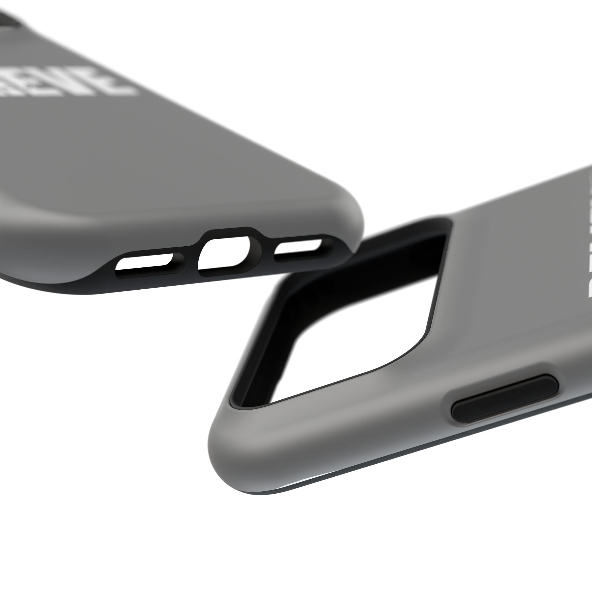 Phone Case — GREY "BELIEVE" Impact-Resistant Protective Cover