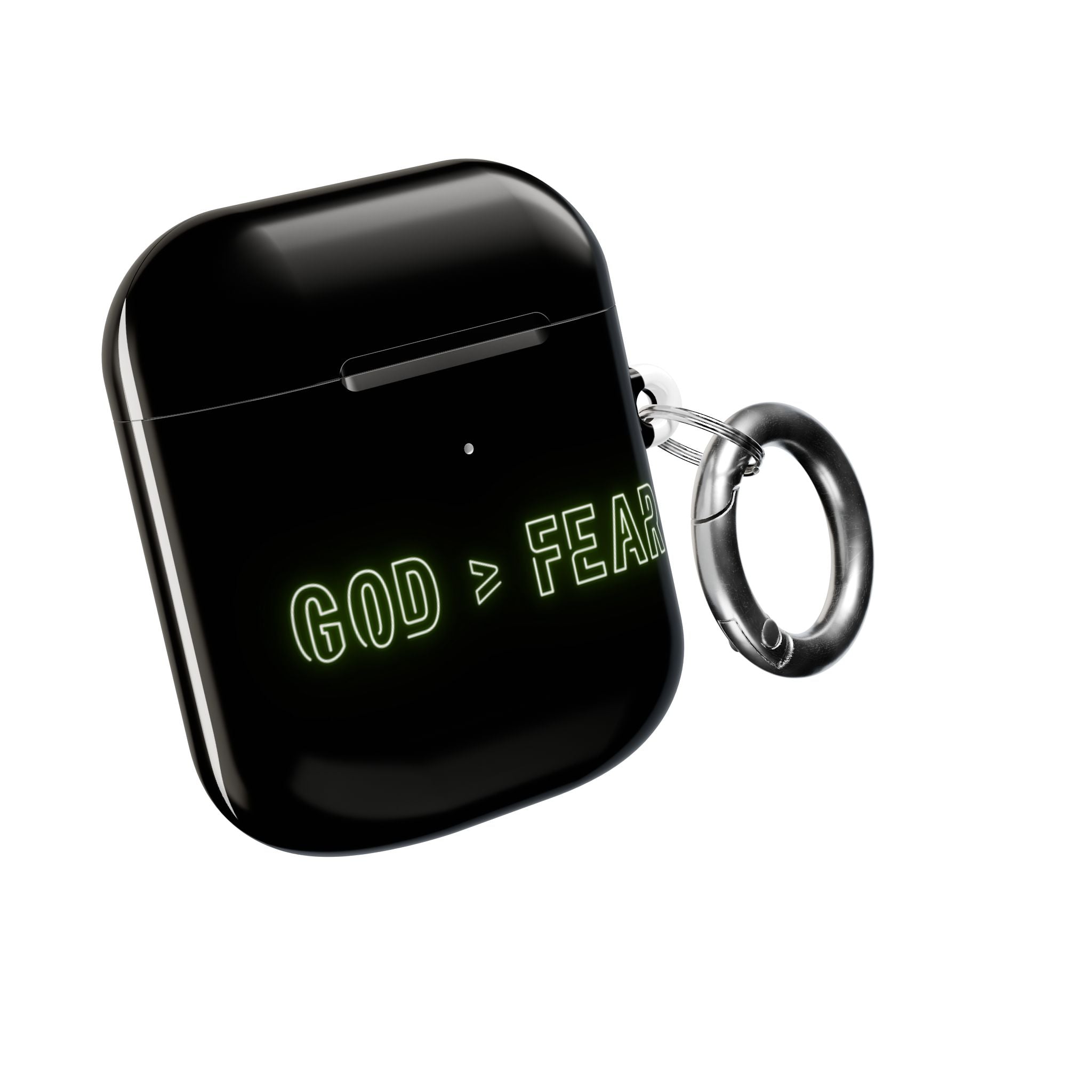God > Fear AirPod Case – Neon Faith Protective Cover